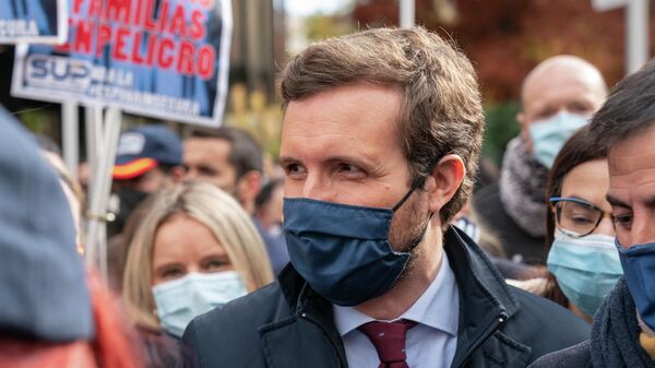 Pablo Casado, presidente del PP - Sputnik Mundo