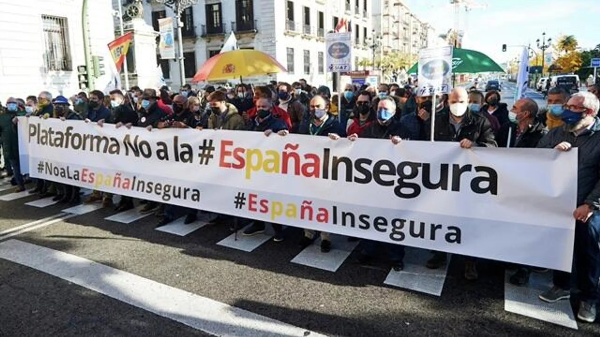 Concentración en Santander contra la reforma de la Ley de Seguridad Ciudadana