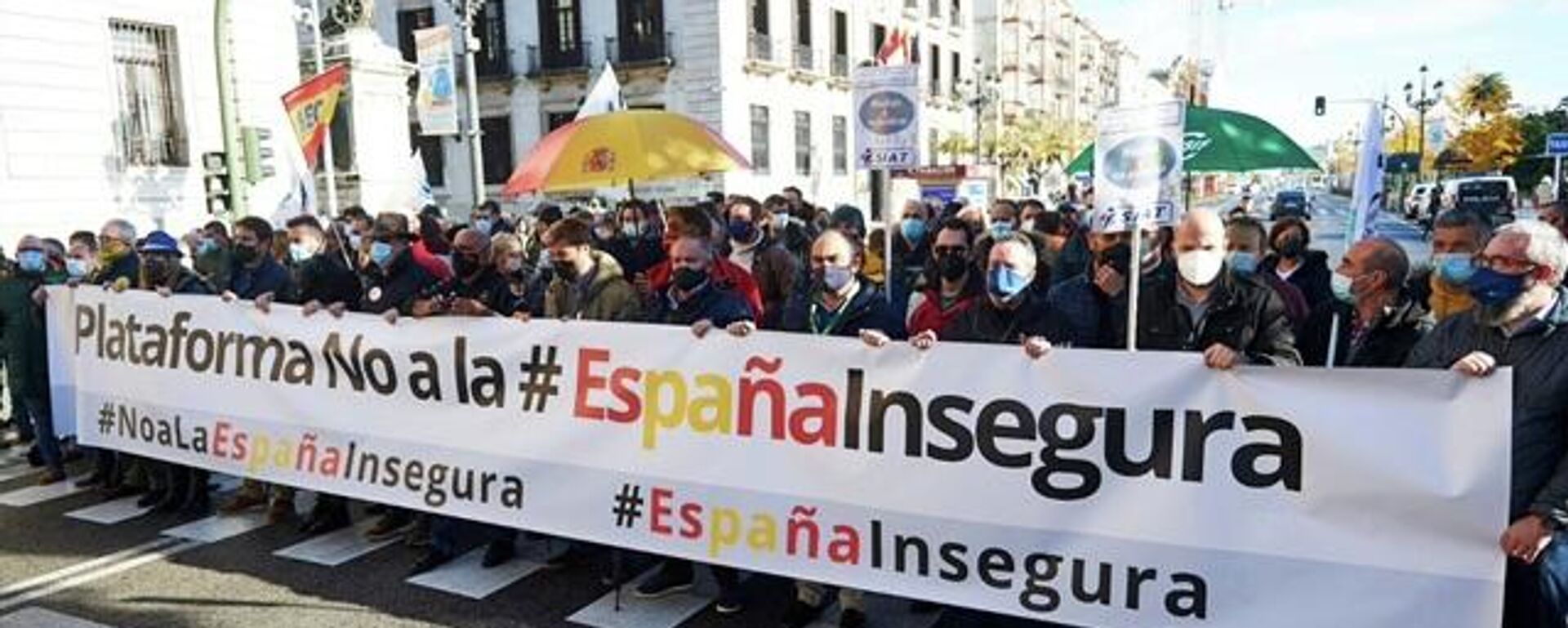 Concentración en Santander contra la reforma de la Ley de Seguridad Ciudadana - Sputnik Mundo, 1920, 24.11.2021