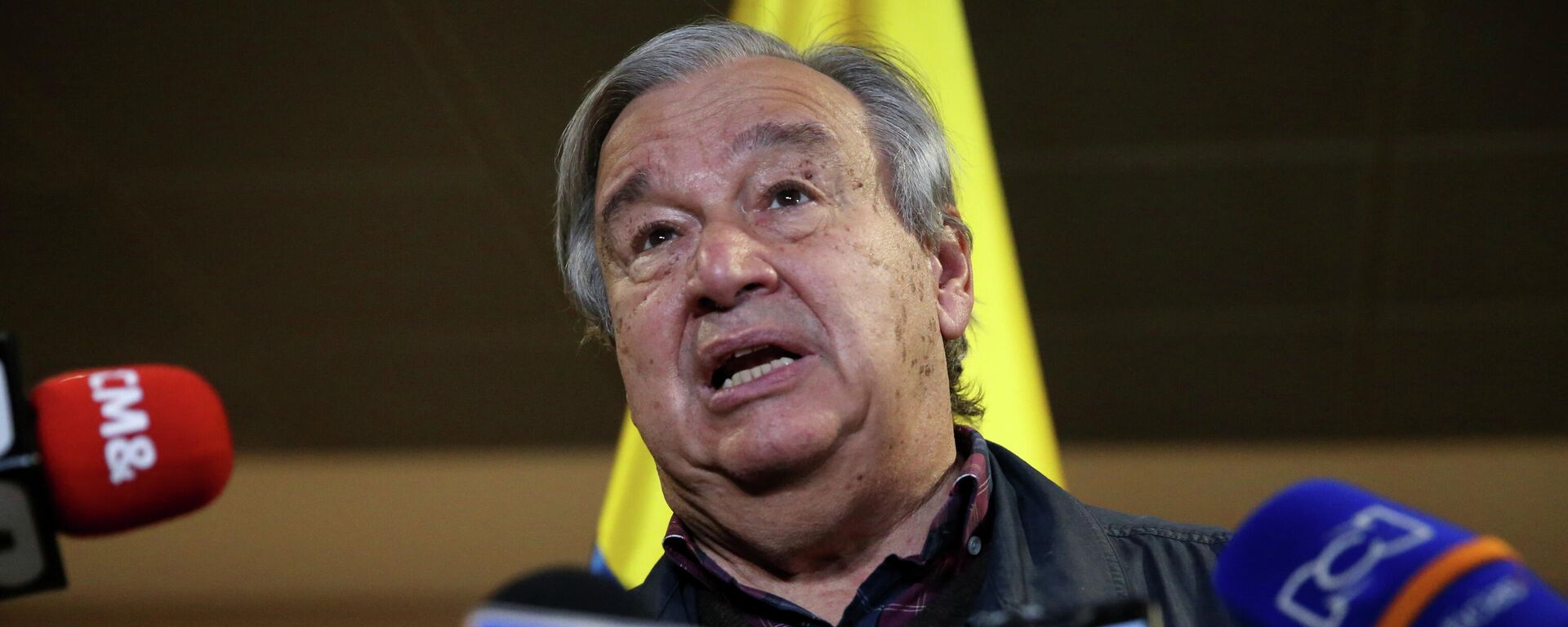 António Guterres, secretario general de la ONU António Guterres, secretario general de la ONU - Sputnik Mundo, 1920, 24.11.2021