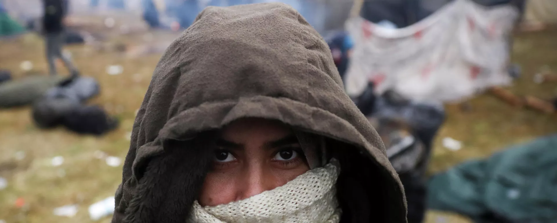 Migrantes kurdos en la frontera de Polonia y Bielorrusia - Sputnik Mundo, 1920, 26.11.2021