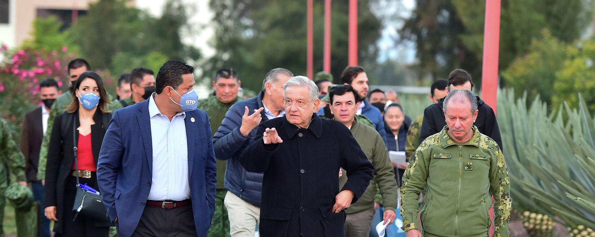 Andrés Manuel López Obrador de visita en Irapuato, Guanajuato. - Sputnik Mundo, 1920, 26.11.2021