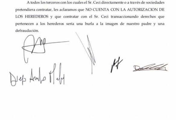 Comunicado de los hijos de Maradona - Sputnik Mundo