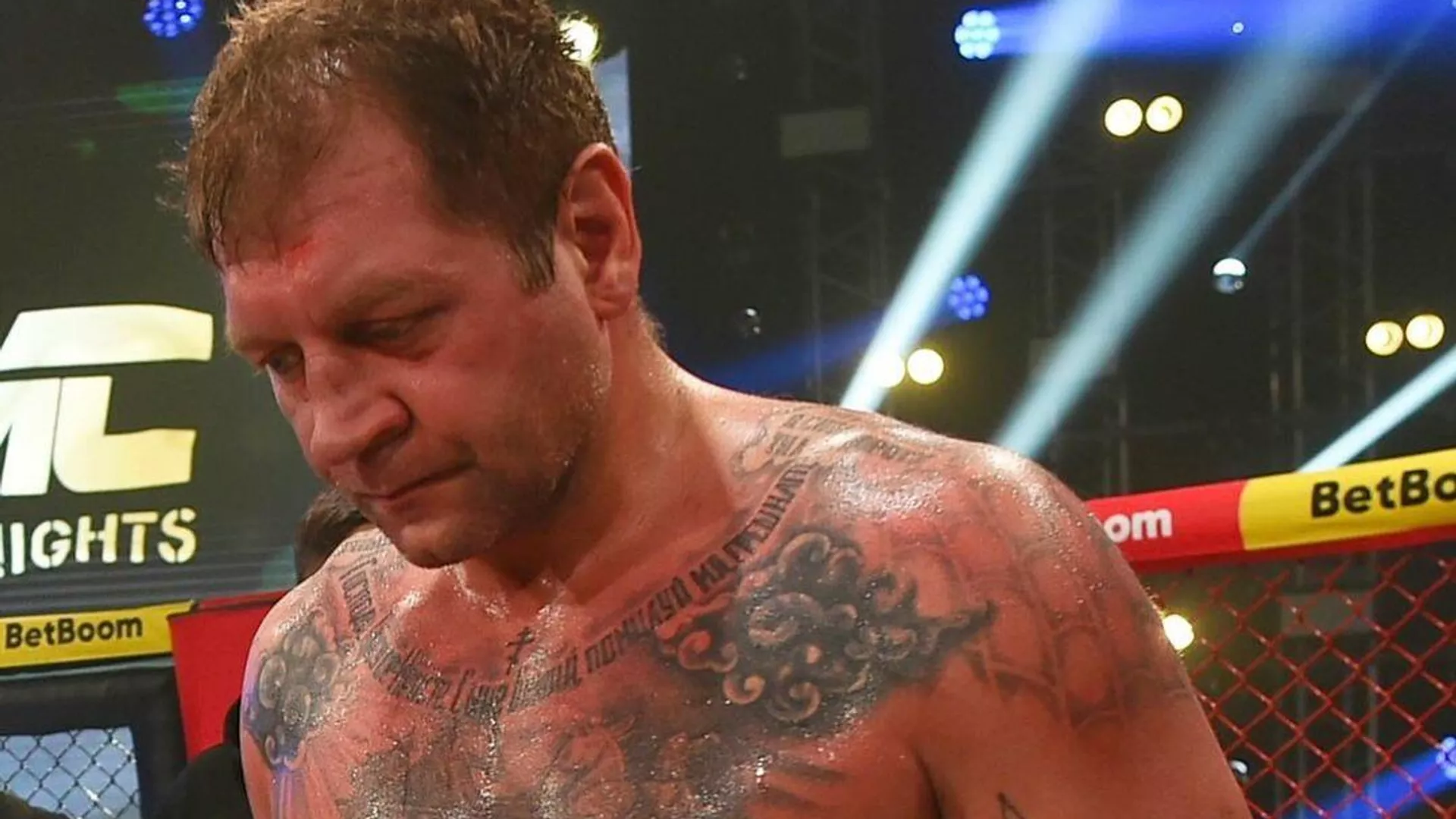 El luchador ruso Alexandr Yemeliánenko