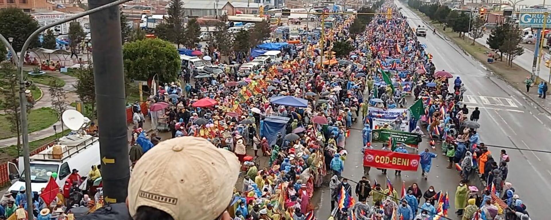 Marcha por la Patria llega a La Paz - Sputnik Mundo, 1920, 30.11.2021