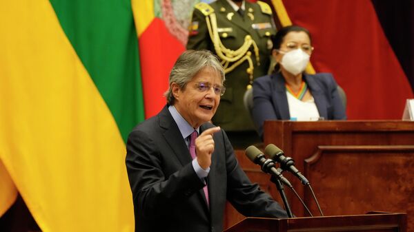 Guillermo Lasso, presidente de Ecuador - Sputnik Mundo