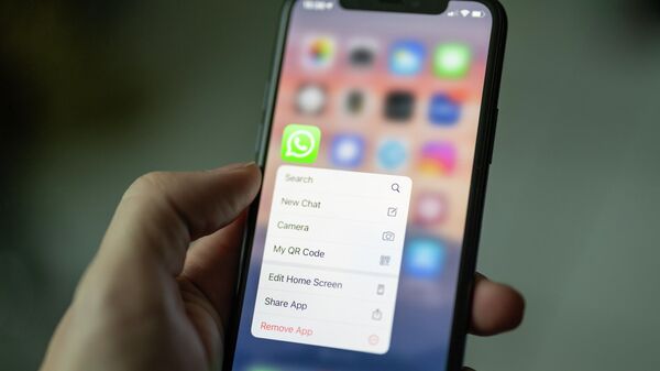 La aplicación de mensajería instantánea WhatsApp - Sputnik Mundo