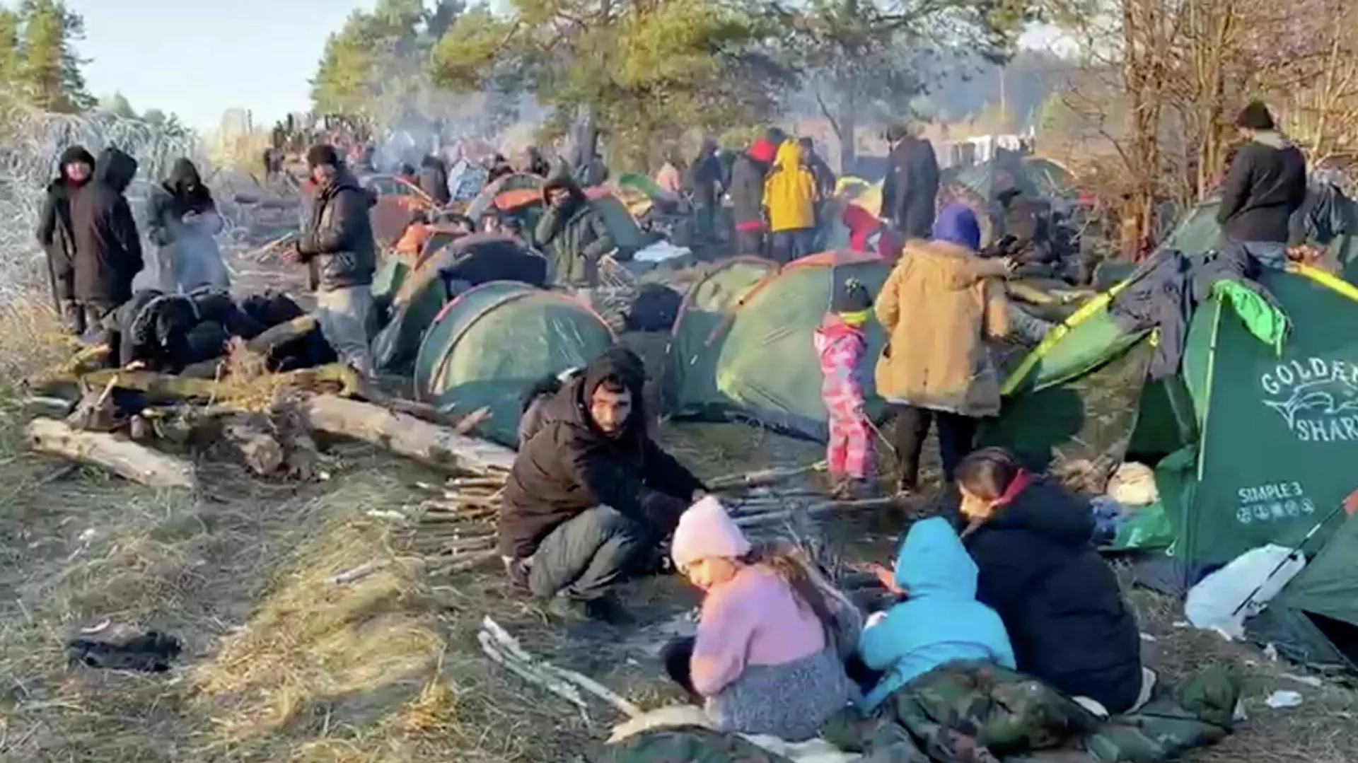 La crisis migratoria en la frontera entre Bielorrusia y Polonia