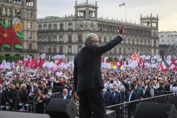 Andrés Manuel López Obrador, presidente de México - Sputnik Mundo