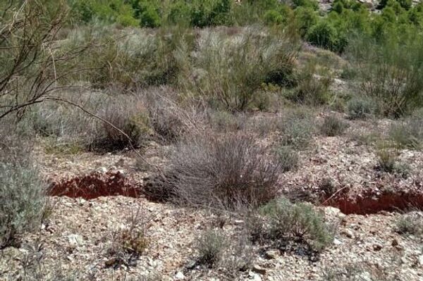 Fractura abierta (en primer plano) detectada en la pendiente inestable - Sputnik Mundo