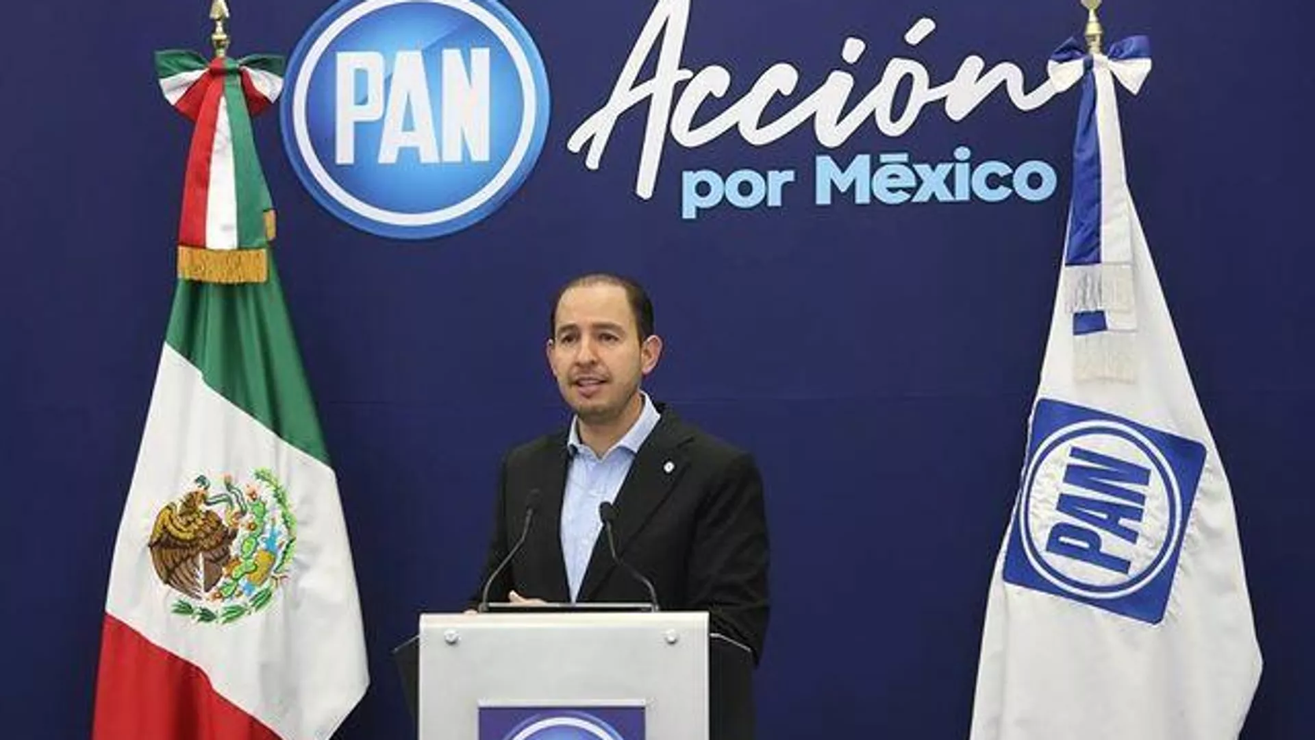 Marko Cortés, presidente del Partido Acción Nacional de México