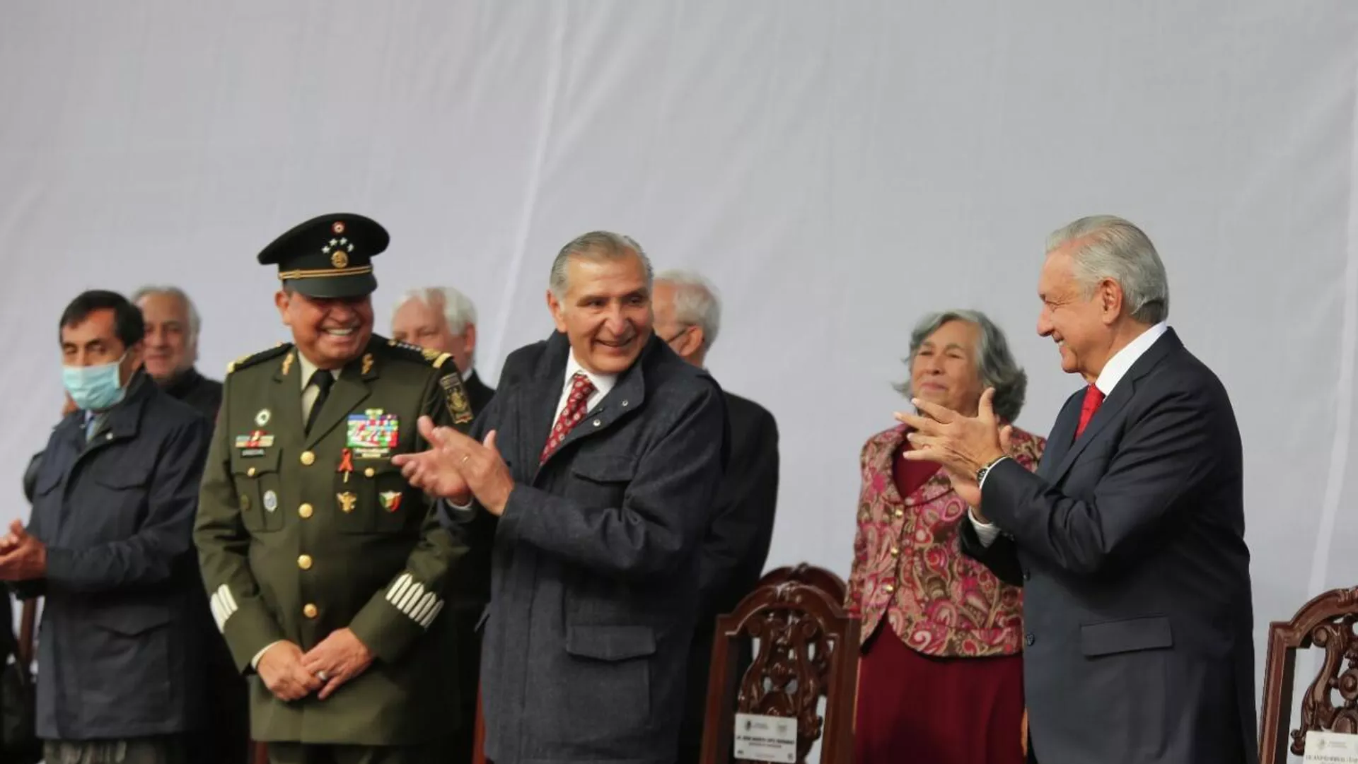 El presidente de México, Andrés Manuel López Obrador, y el secetario de Gobernación, Adán Agusto López El presidente de México, Andrés Manuel López Obrador, y el secetario de Gobernación, Adán Agusto López