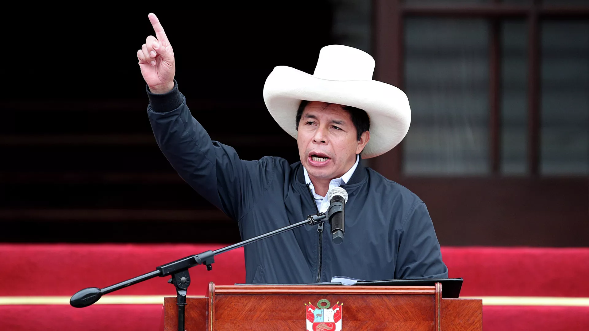 El presidente de Perú, Pedro Castillo