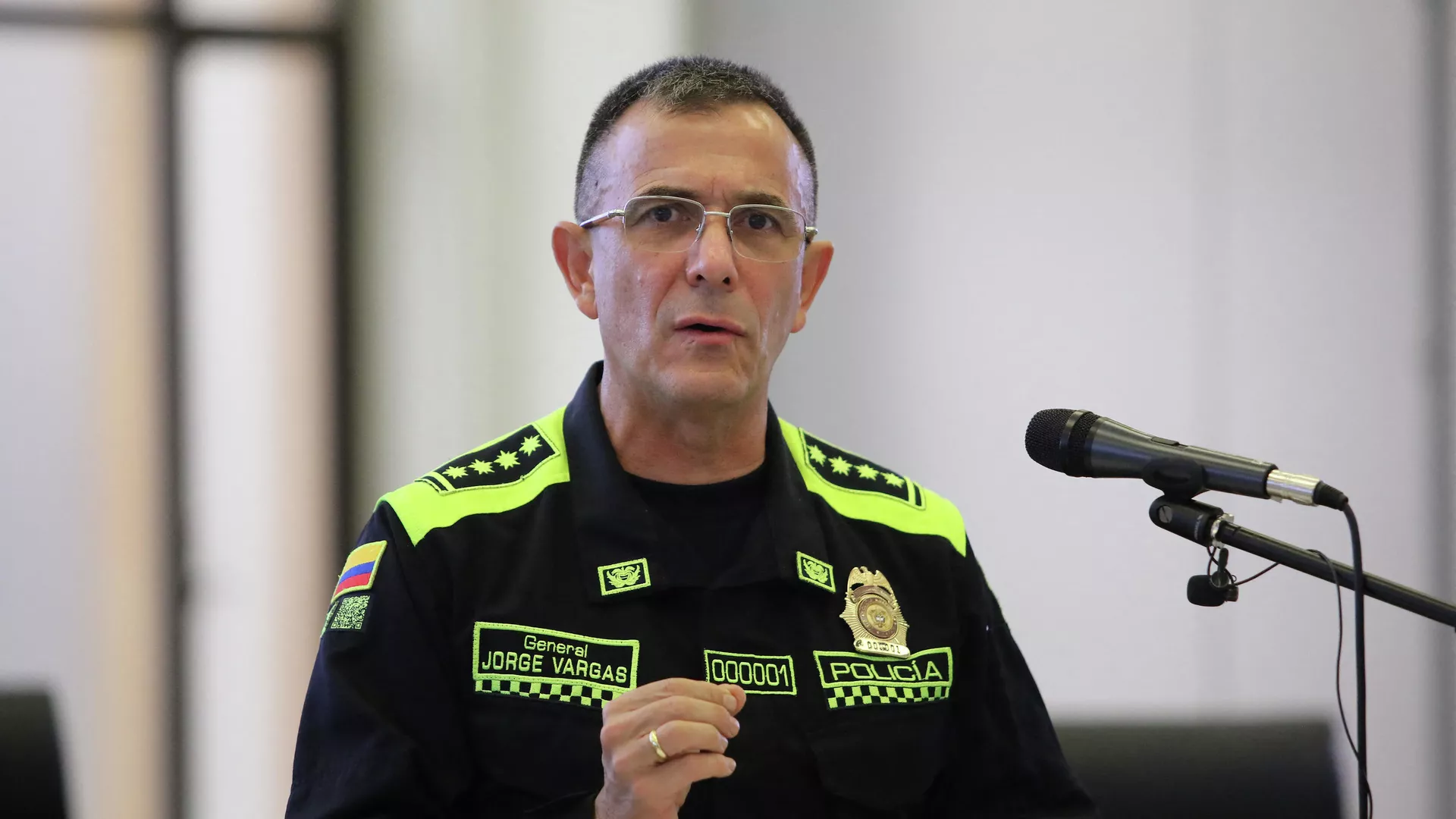Jorge Luis Vargas, director de la Policía de Colombia, general