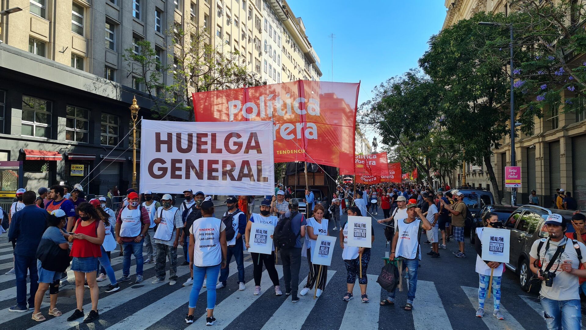 La movilización en Argentina - Sputnik Mundo, 1920, 11.12.2021