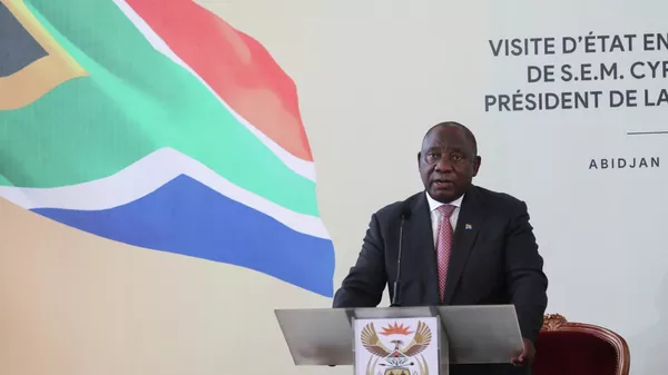 Cyril Ramaphosa, presidente de Sudáfrica - Sputnik Mundo