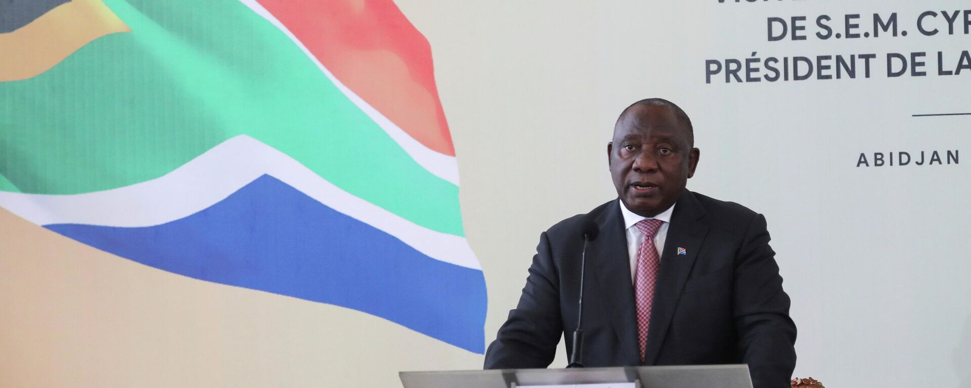 Cyril Ramaphosa, presidente de Sudáfrica Cyril Ramaphosa, presidente de Sudáfrica - Sputnik Mundo, 1920, 12.12.2021