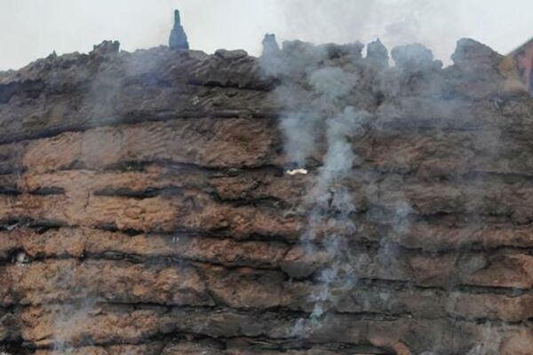 Atentado en contra de el gobierno y patrimonio cultural de la comunidad de Minakalwa del pueblo Kankuamo y demás pueblos originarios de la Sierra Nevada de Gonawindua en Santa Marta, en el norte de Colombia - Sputnik Mundo