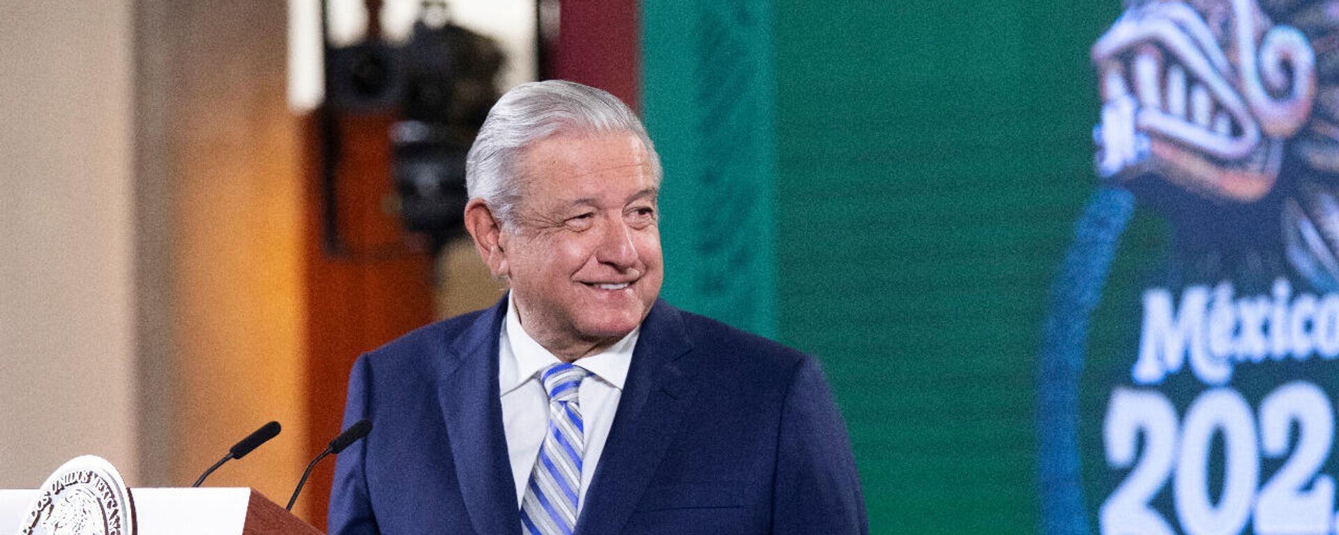 Andrés Manuel López Obrador, presidente de México. - Sputnik Mundo, 1920, 14.12.2021