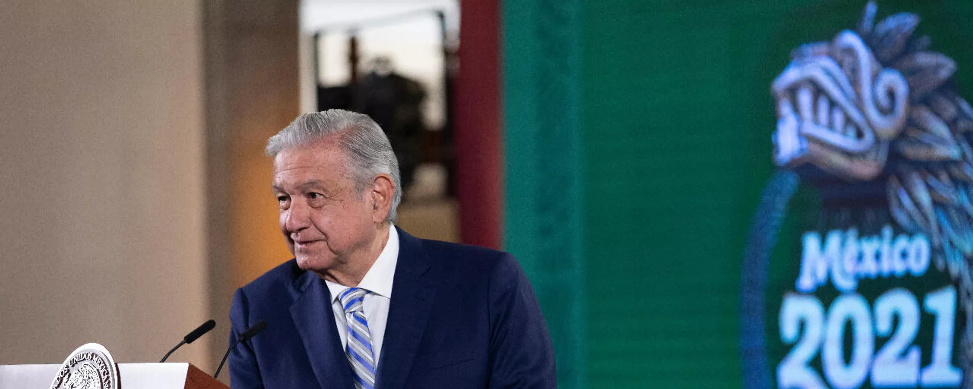 Andrés Manuel López Obrador, presidente de México - Sputnik Mundo, 1920, 14.12.2021