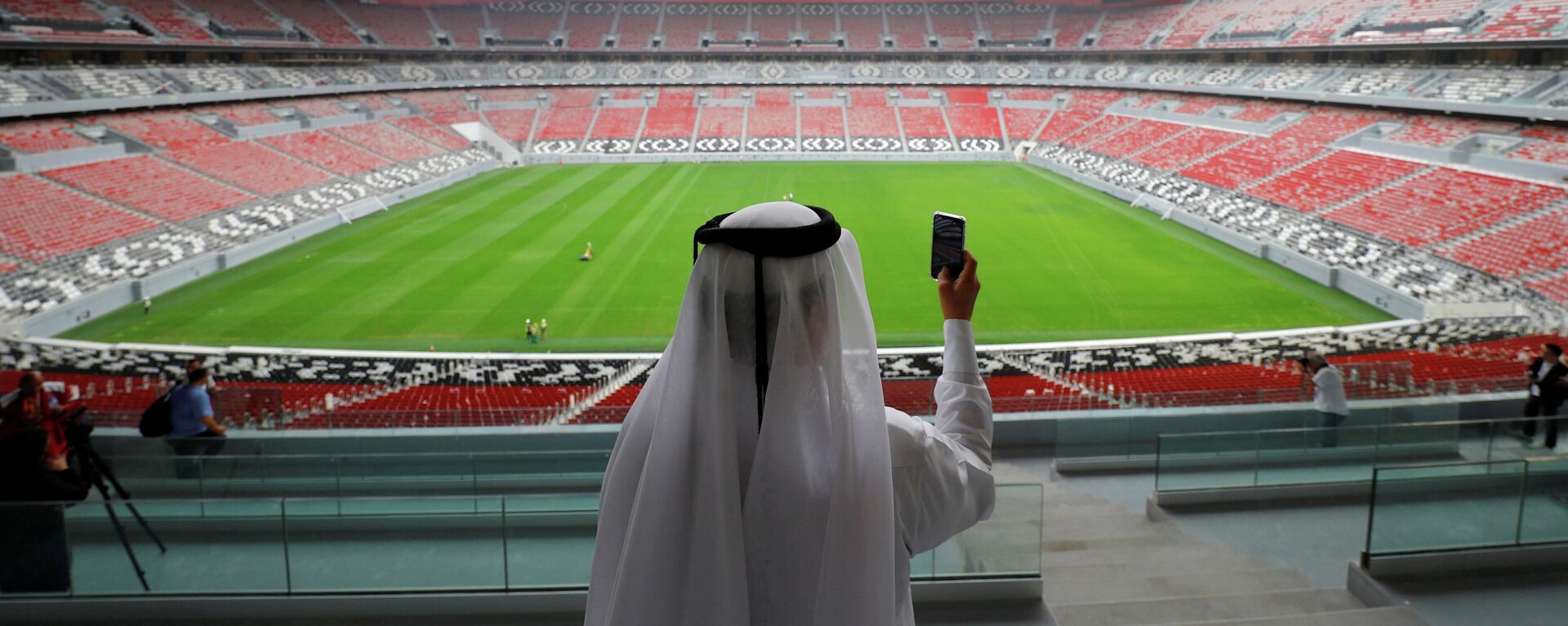 Estadio Al Bayt en Doha, construido para el Mundial de Catar 2022 - Sputnik Mundo, 1920, 15.12.2021