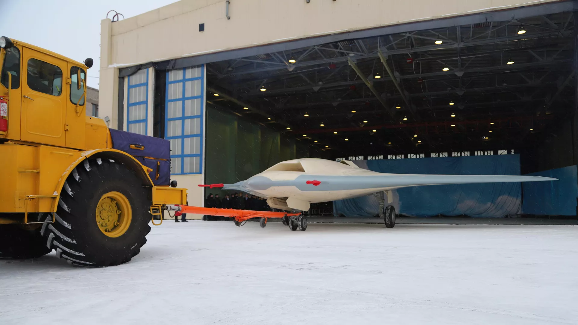El dron ruso Ojotnik S-70 