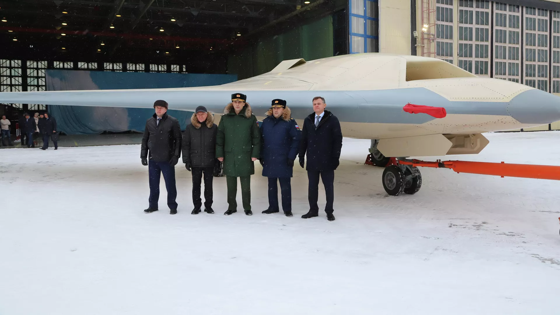 El dron ruso Ojotnik S-70 