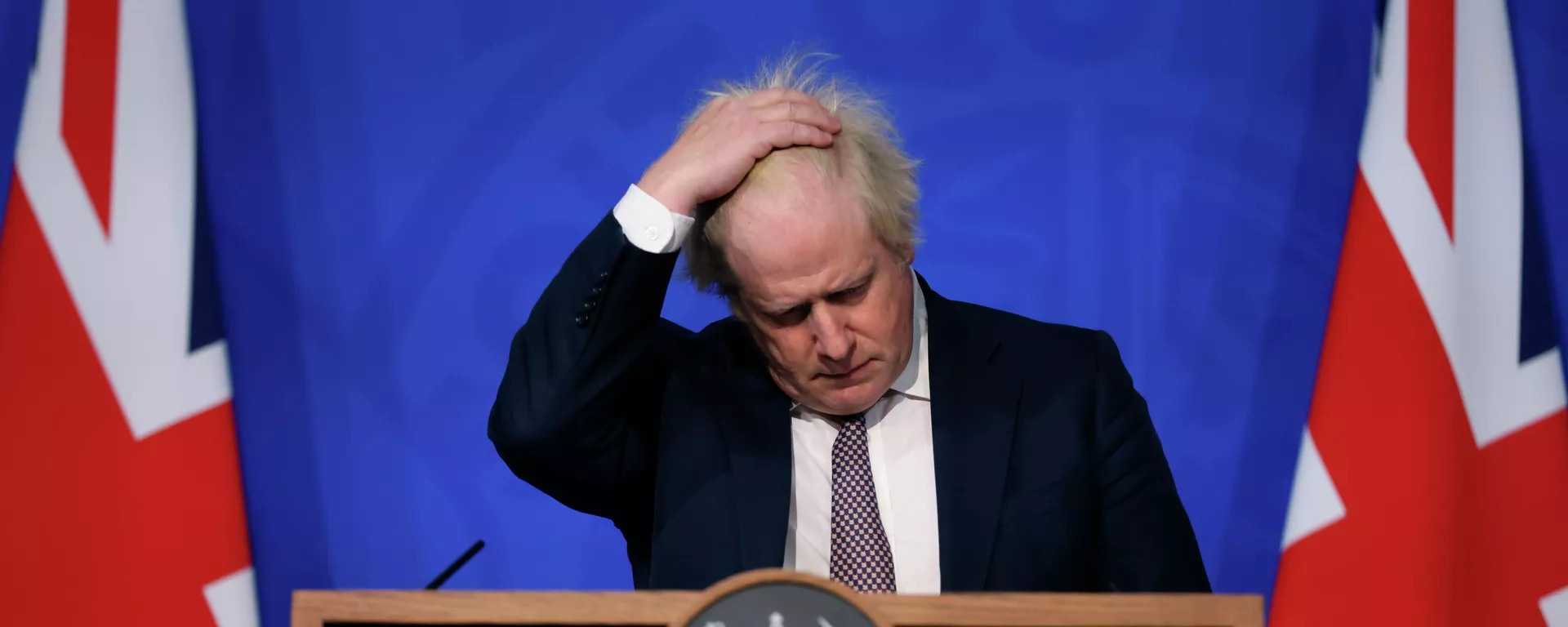 El primer ministro británico, Boris Johnson El primer ministro británico, Boris Johnson - Sputnik Mundo, 1920, 15.12.2021