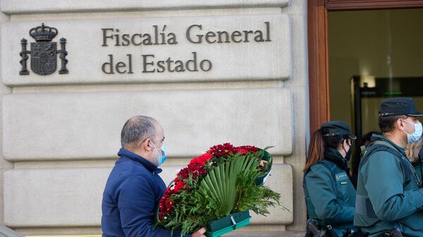 Capilla ardiente de Juan Ignacio Campos, teniente fiscal del Supremo - Sputnik Mundo