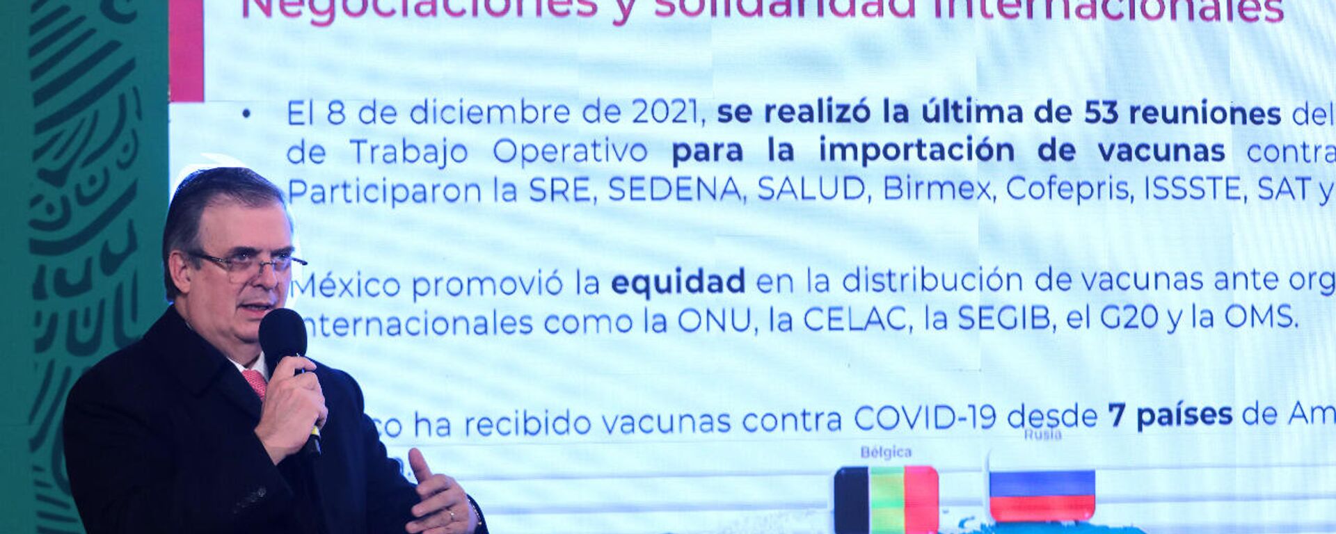 Marcelo Ebrard, titular de la Secretaría de Relaciones Exteriores de México - Sputnik Mundo, 1920, 16.12.2021