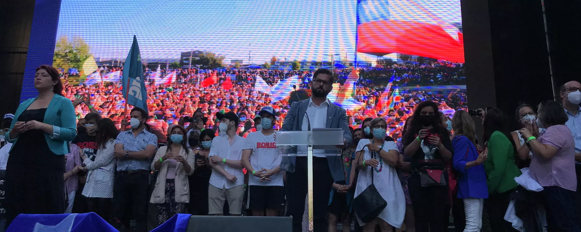El cierre de campaña de Gabriel Boric - Sputnik Mundo, 1920, 17.12.2021