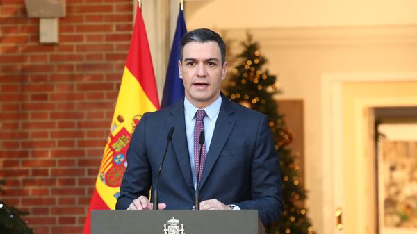 Declaración institucional de Pedro Sánchez - Sputnik Mundo