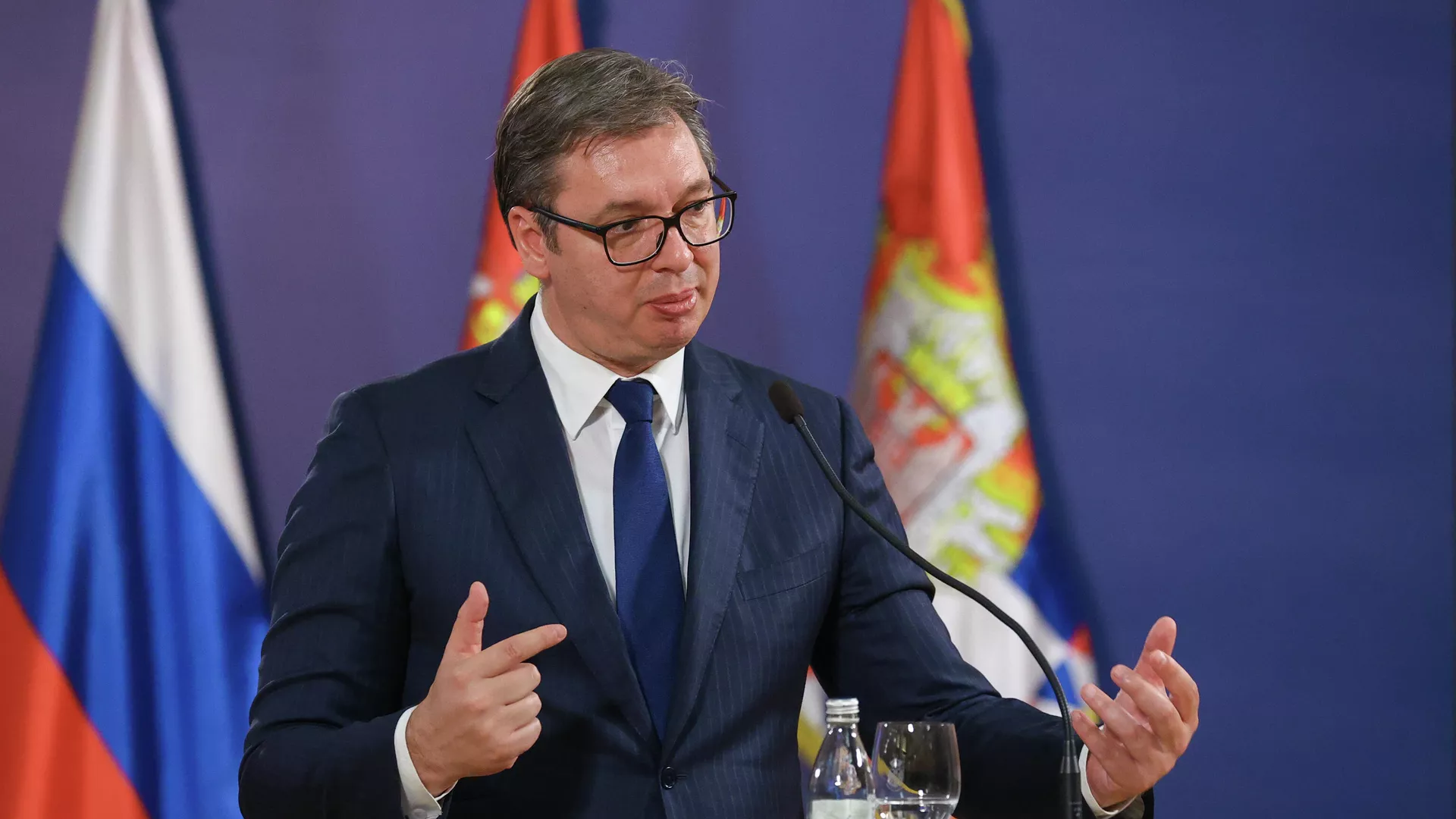 Aleksandar Vucic, presidente de Serbia (archivo)