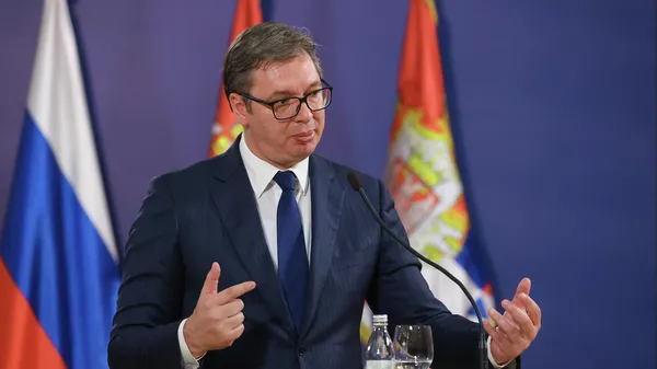 Aleksandar Vucic, presidente de Serbia (archivo) - Sputnik Mundo