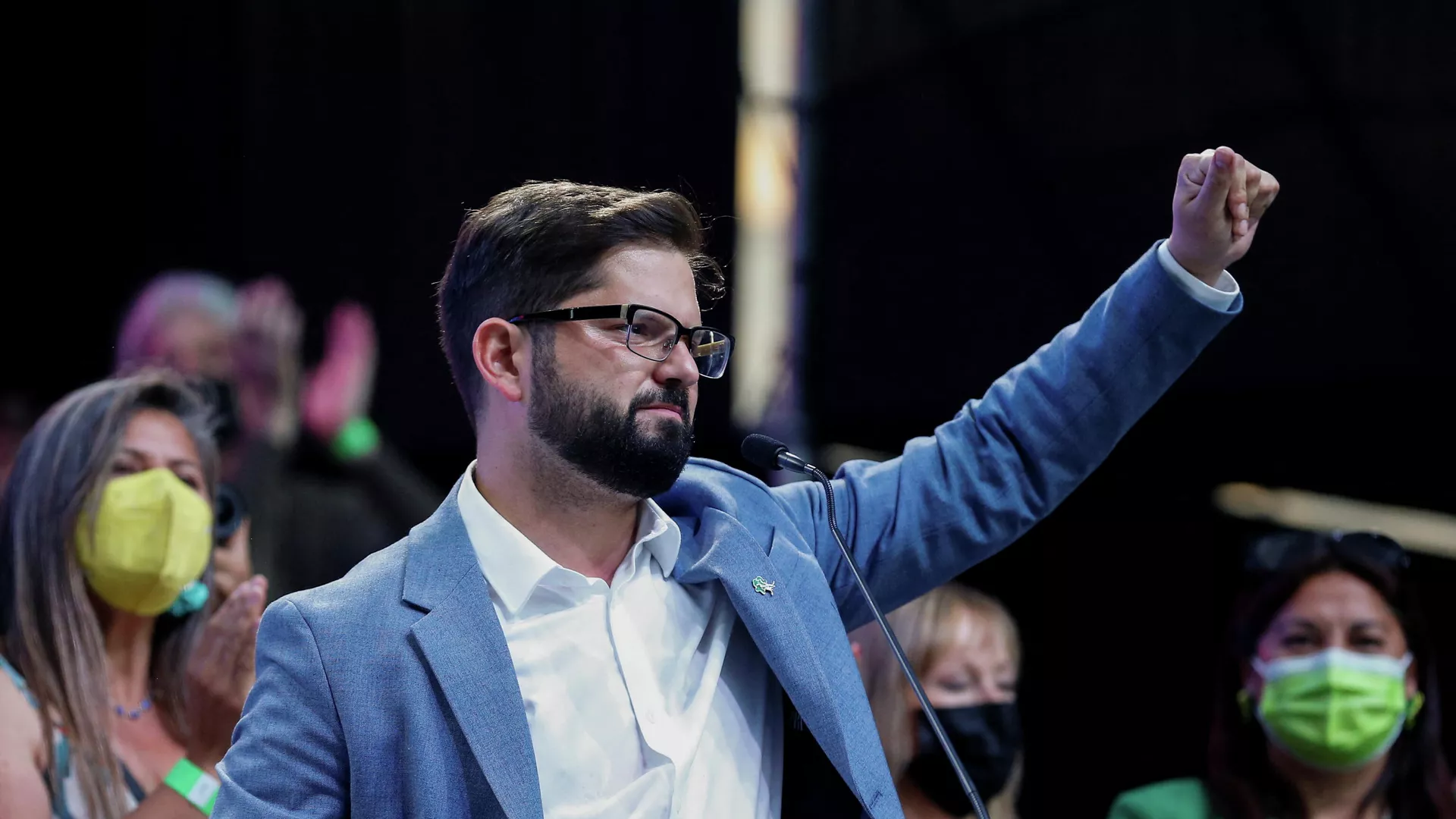 El candidato presidencial chileno Gabriel Boric El candidato presidencial chileno Gabriel Boric