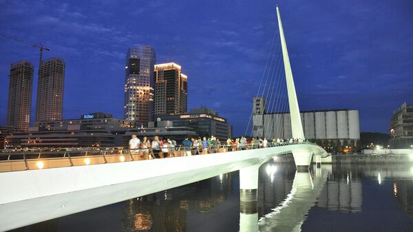 El Puente de la Mujer en Buenos Aires, Argentina - Sputnik Mundo