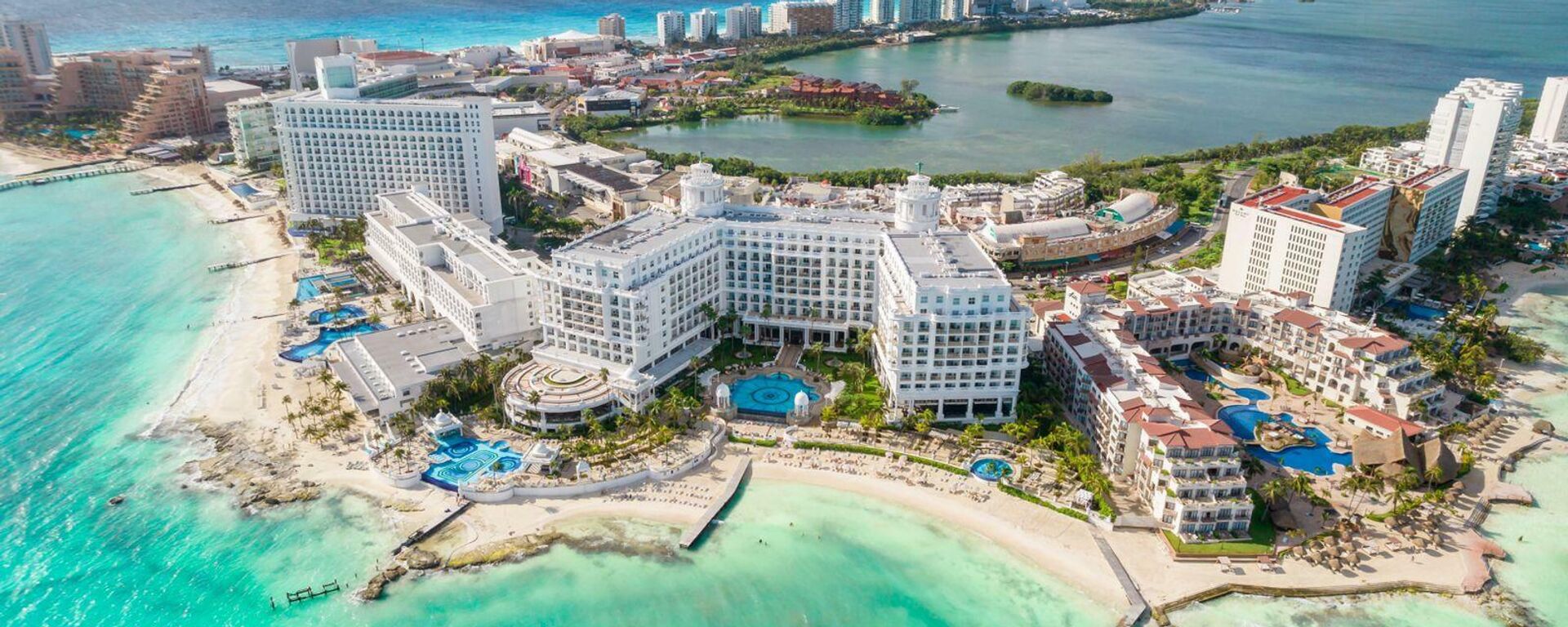 Ciudad de Cancún en el estado de Quintana Roo Ciudad de Cancún en el estado de Quintana Roo - Sputnik Mundo, 1920, 20.12.2021