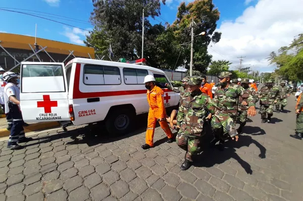 Simulacro de un terremoto magnitud 7,5 en Nicaragua - Sputnik Mundo