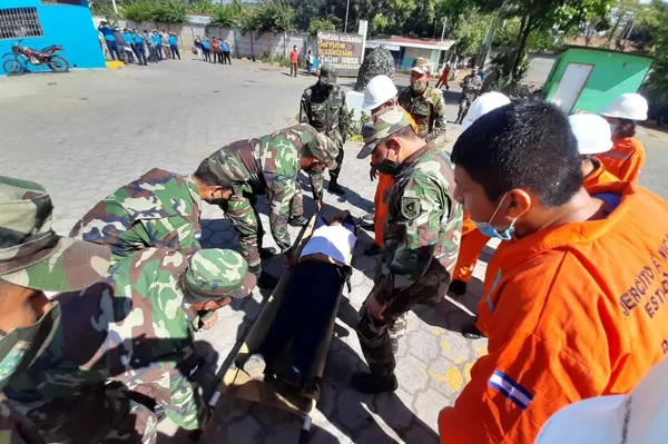 Simulacro de un terremoto magnitud 7,5 en Nicaragua - Sputnik Mundo