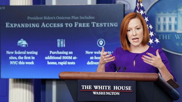 La portavoz de la Casa Blanca, Jen Psaki - Sputnik Mundo