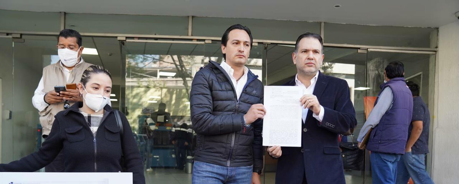 Andrés Atayde, presidente del PAN-CDMX, Christian von Roerich, coordinador de la bancada panista en el Congreso de la CDMX - Sputnik Mundo, 1920, 24.12.2021