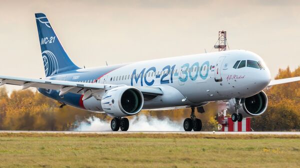 Avión de pasajeros MC-21-300 - Sputnik Mundo