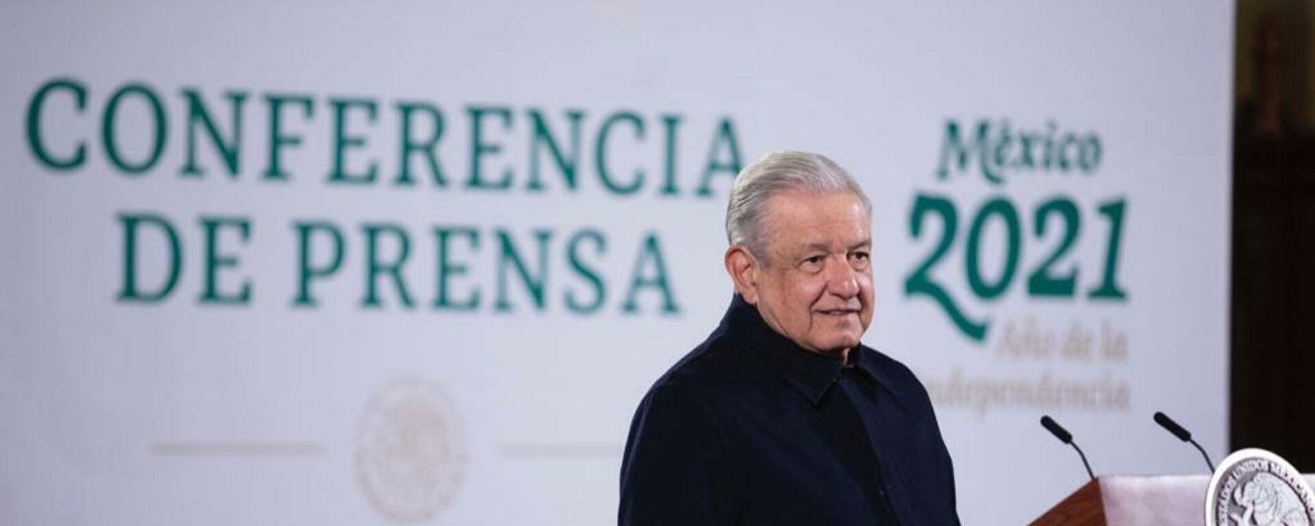 Andrés Manuel López Obrador, presidente de México  - Sputnik Mundo, 1920, 27.12.2021