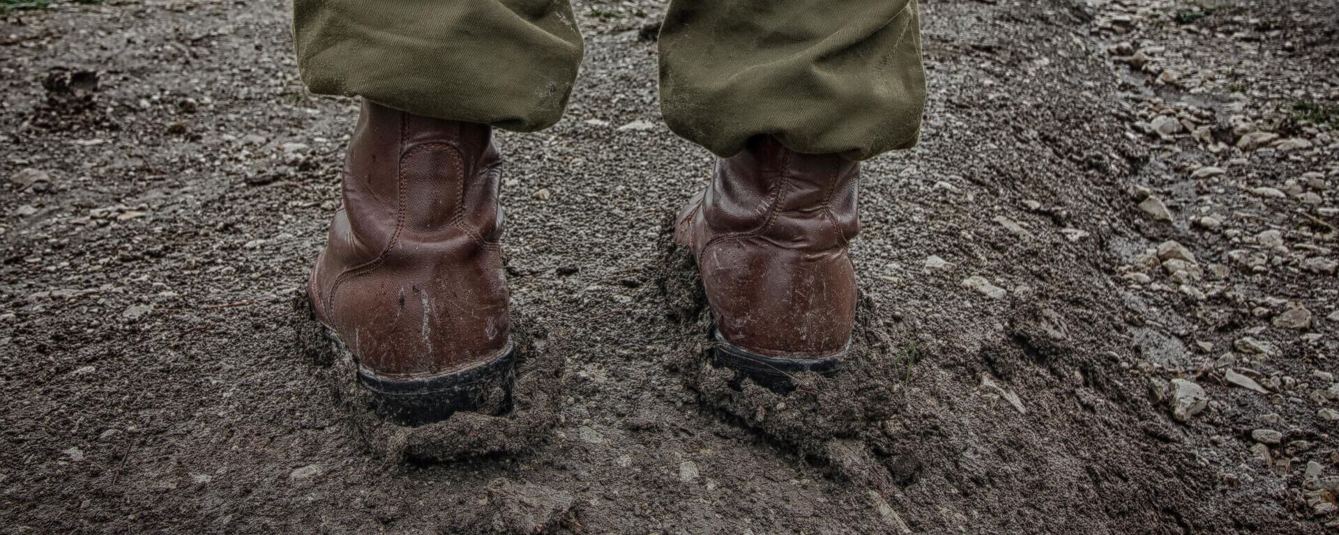 Botas militares. Imagen referencial - Sputnik Mundo, 1920, 01.02.2022