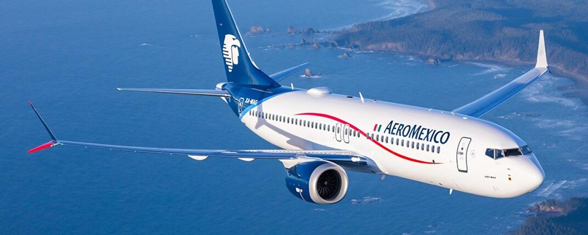 La aerolínea Aeroméxico. - Sputnik Mundo, 1920, 28.05.2024