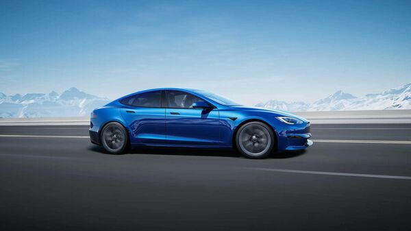 Model S, de la automotriz Tesla.  - Sputnik Mundo