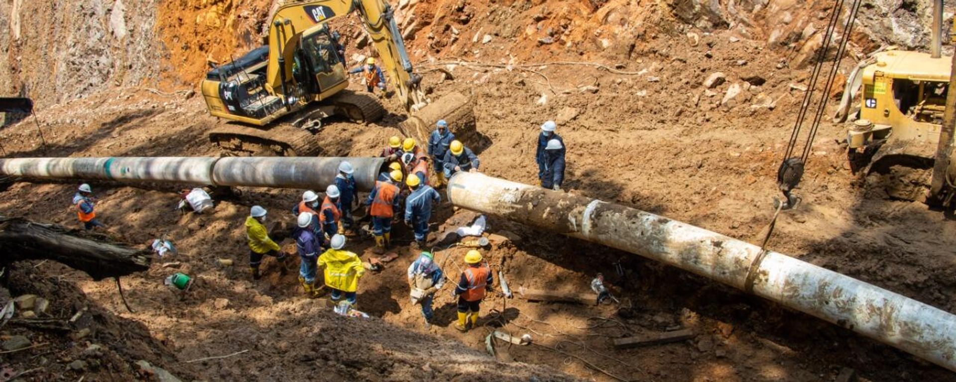 Obras en el Sistema de Oleoducto Transecuatoriano (SOTE) Obras en el Sistema de Oleoducto Transecuatoriano (SOTE) - Sputnik Mundo, 1920, 31.12.2021