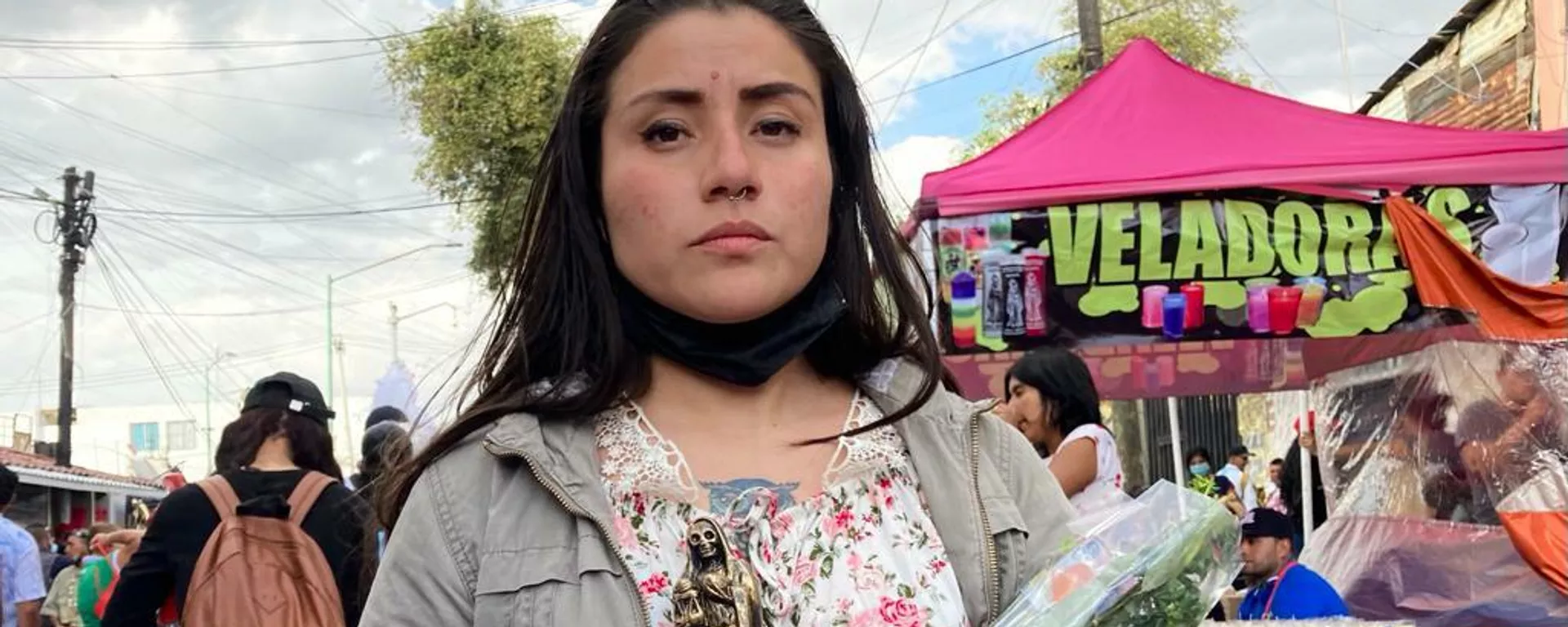 Alejandra cree en la Santa Muerte desde que era casi una niña Alejandra cree en la Santa Muerte desde que era casi una niña - Sputnik Mundo, 1920, 31.12.2021