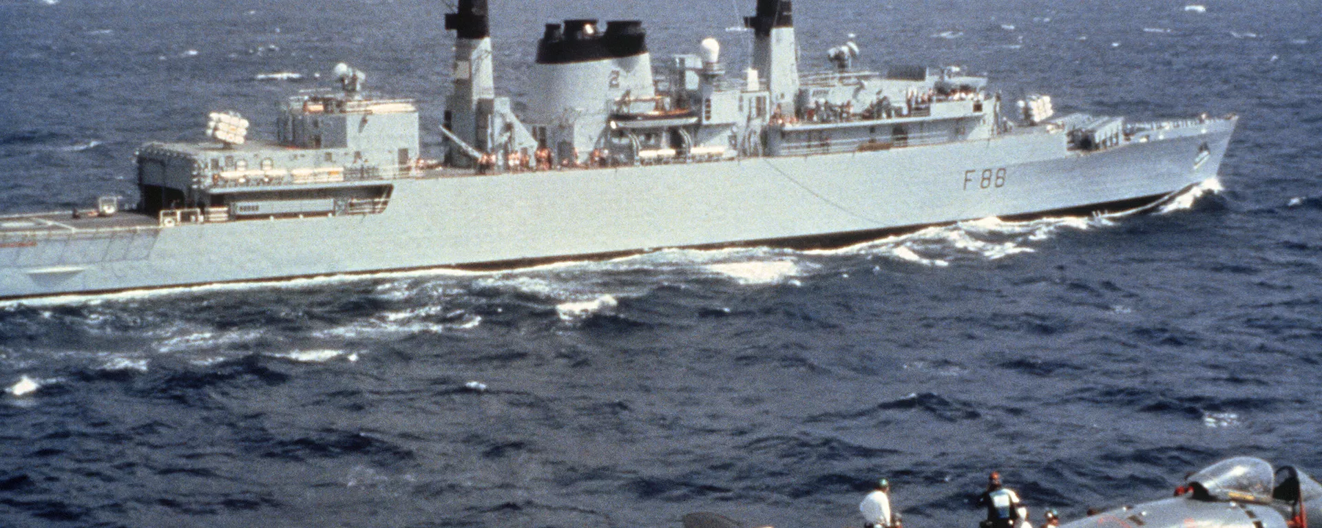 Un buque de guerra británico en 1982 (archivo) Un buque de guerra británico en 1982 (archivo) - Sputnik Mundo, 1920, 03.01.2022