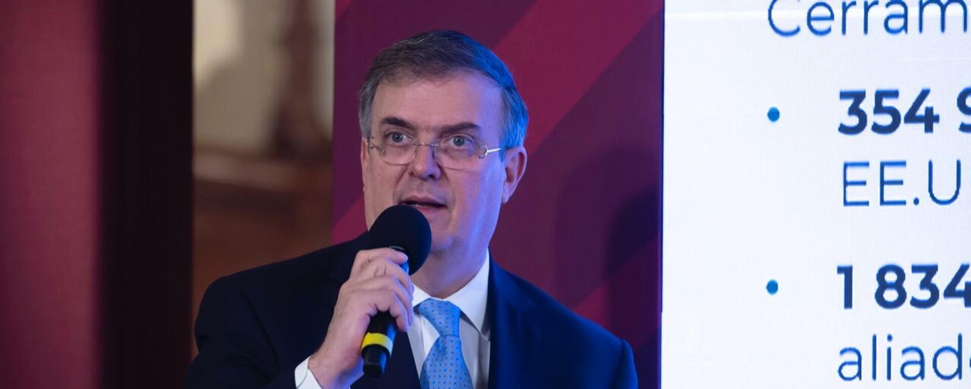 Marcelo Ebrard, secretario de Relaciones Exteriores de México - Sputnik Mundo, 1920, 05.01.2022